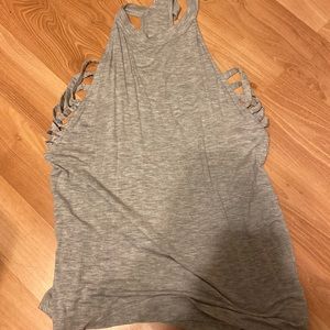 Gray Naked Zebra Tank Size M